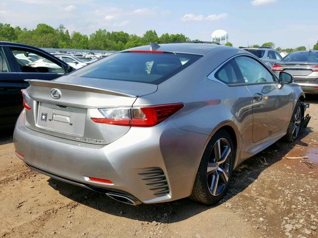 JTHSM5BC5H5003474 - 2017 LEXUS RC 300 SILVER photo 4