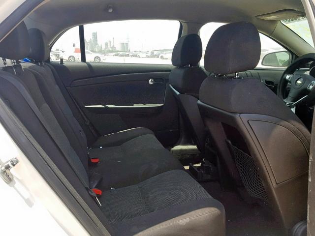 1G1ZH57B084259931 - 2008 CHEVROLET MALIBU 1LT WHITE photo 6