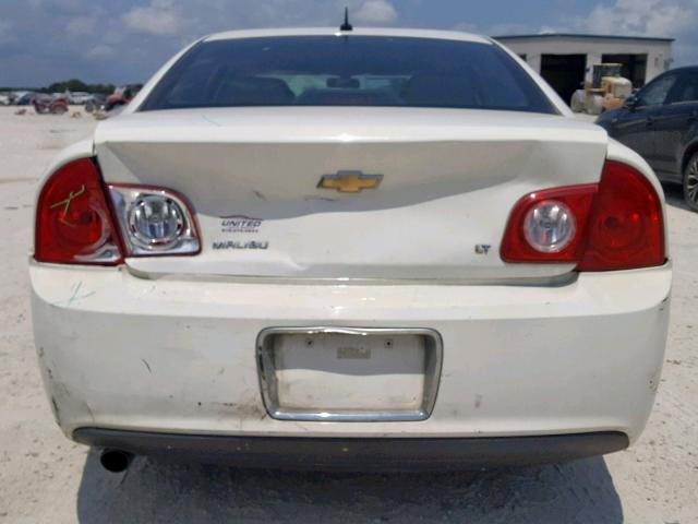 1G1ZH57B084259931 - 2008 CHEVROLET MALIBU 1LT WHITE photo 9
