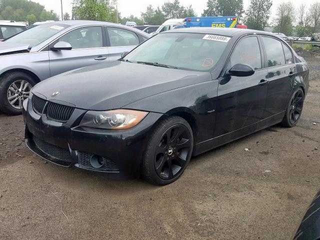 WBAVD53587AV14114 - 2007 BMW 335 XI BLACK photo 2