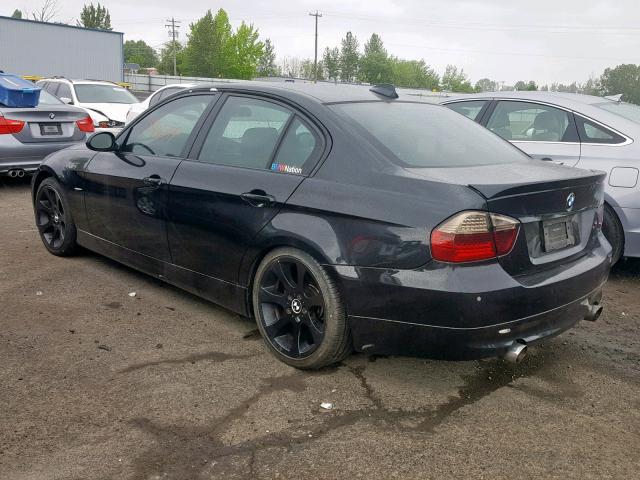 WBAVD53587AV14114 - 2007 BMW 335 XI BLACK photo 3