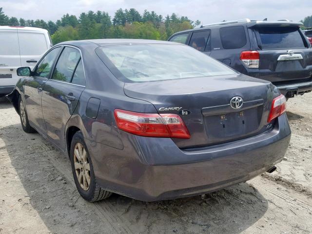 JTNBE46K973080901 - 2007 TOYOTA CAMRY NEW GRAY photo 3