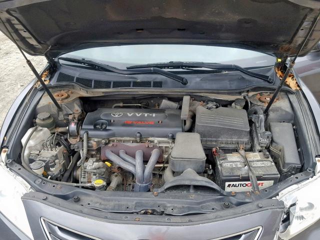 JTNBE46K973080901 - 2007 TOYOTA CAMRY NEW GRAY photo 7