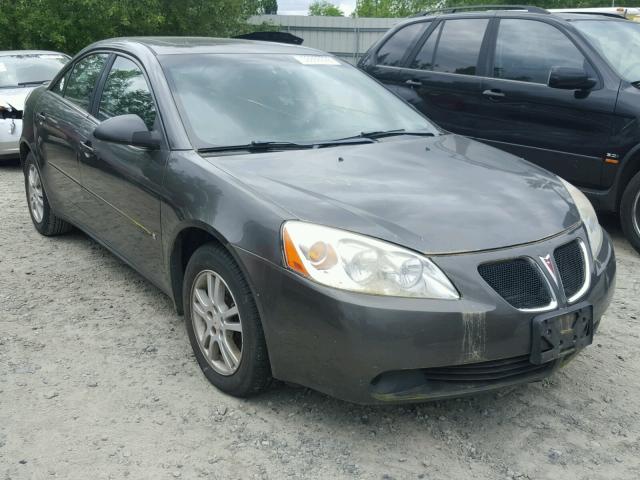 1G2ZF55B764202692 - 2006 PONTIAC G6 SE GRAY photo 1