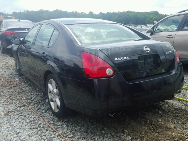 1N4BA41EX5C830021 - 2005 NISSAN MAXIMA SE BLACK photo 3