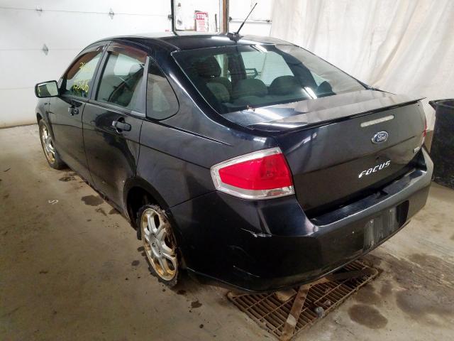 1FAHP36N59W240809 - 2009 FORD FOCUS SES  photo 3