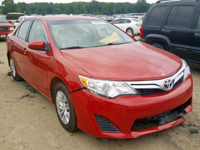 4T4BF1FK4CR257361 - 2012 TOYOTA CAMRY BASE RED photo 1