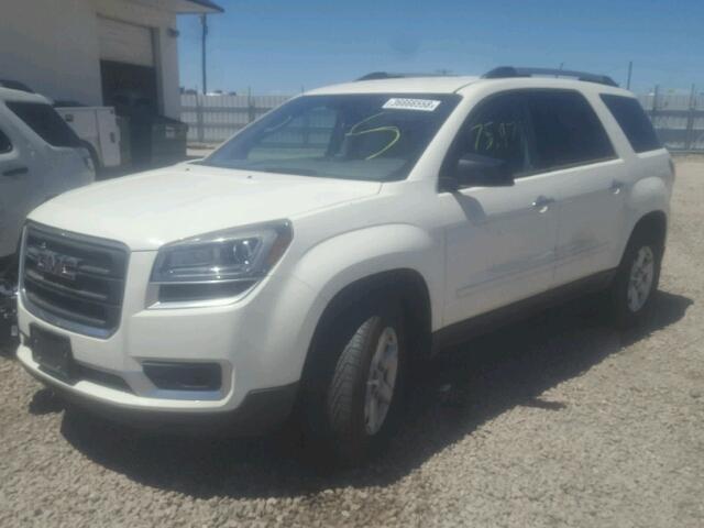 1GKKRNED2DJ155239 - 2013 GMC ACADIA SLE WHITE photo 2