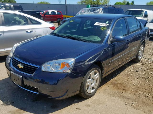 1G1ZT53816F292155 - 2006 CHEVROLET MALIBU LT BLUE photo 2