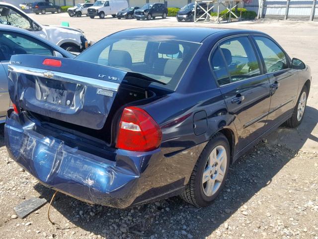 1G1ZT53816F292155 - 2006 CHEVROLET MALIBU LT BLUE photo 4