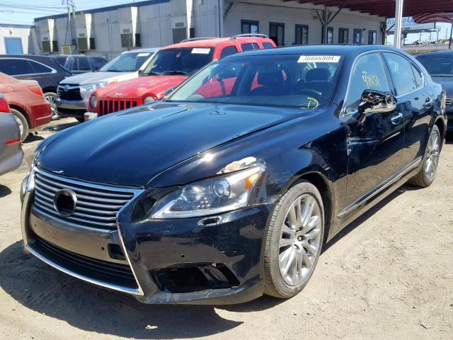 JTHCL5EF3E5019844 - 2014 LEXUS LS 460 BLACK photo 2