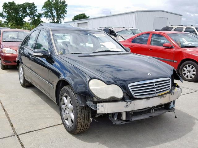 WDBRF64J61F068733 - 2001 MERCEDES-BENZ C 320 BLACK photo 1