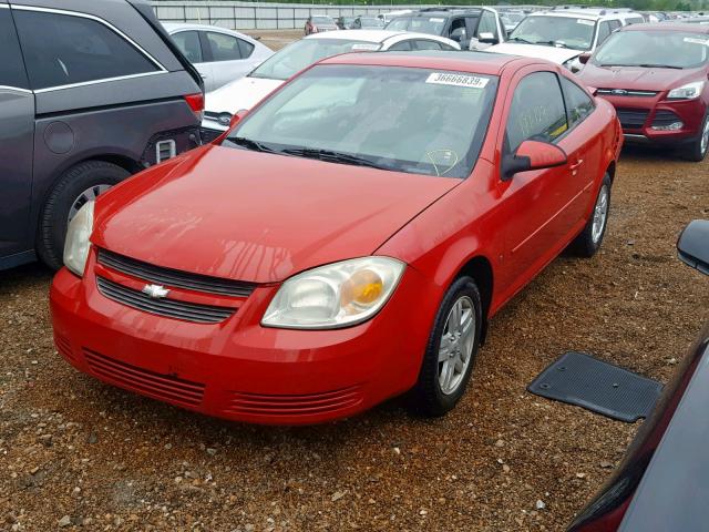 1G1AL15F367706953 - 2006 CHEVROLET COBALT LT RED photo 2