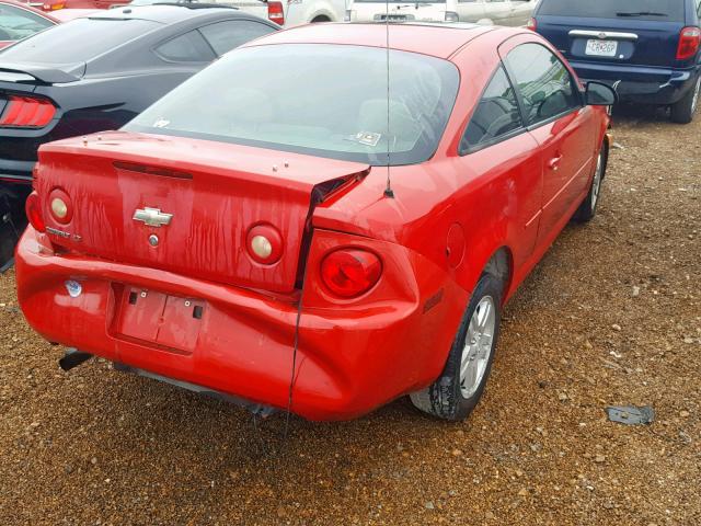 1G1AL15F367706953 - 2006 CHEVROLET COBALT LT RED photo 4