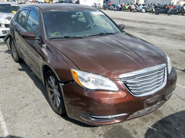 1C3CCBBG8DN660021 - 2013 CHRYSLER 200 TOURIN BROWN photo 1