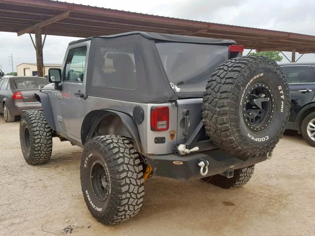 1C4AJWAG3FL512987 - 2015 JEEP WRANGLER S GRAY photo 3