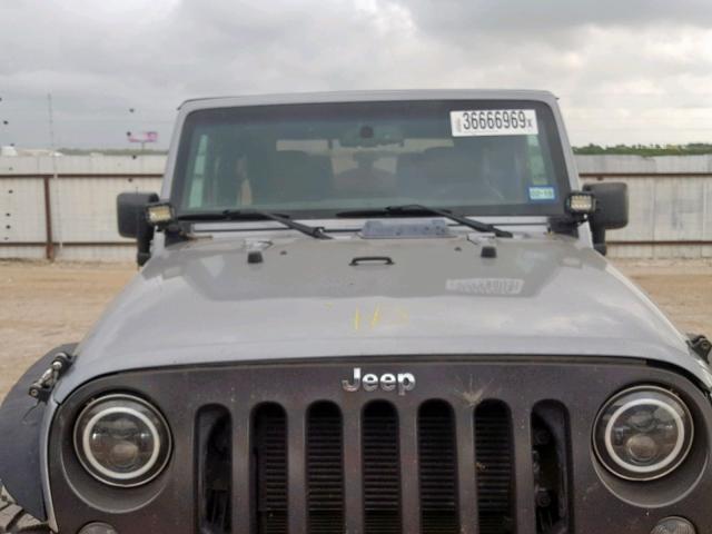 1C4AJWAG3FL512987 - 2015 JEEP WRANGLER S GRAY photo 7