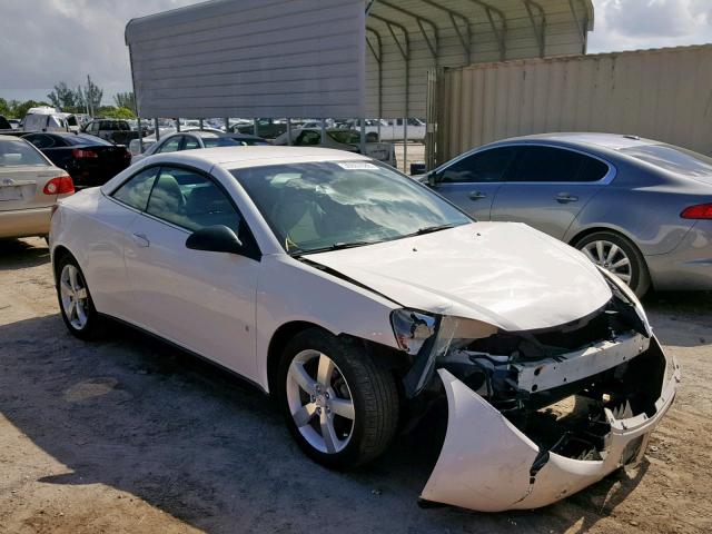 1G2ZH361274114381 - 2007 PONTIAC G6 GT WHITE photo 1