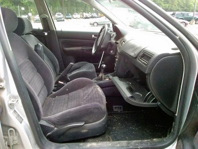 3VWSK69M02M079047 - 2002 VOLKSWAGEN JETTA GLS SILVER photo 5