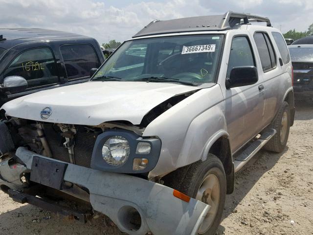 5N1ED28T74C665059 - 2004 NISSAN XTERRA XE WHITE photo 2