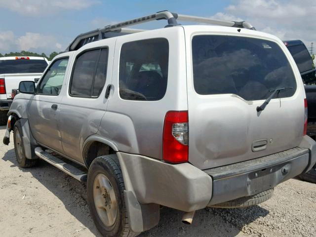 5N1ED28T74C665059 - 2004 NISSAN XTERRA XE WHITE photo 3