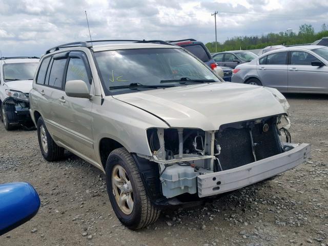 JTEGD21AX30065377 - 2003 TOYOTA HIGHLANDER TAN photo 1