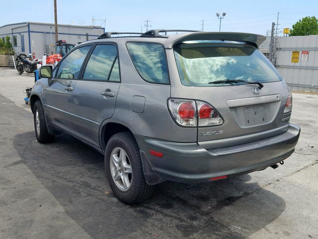 JTJGF10U820129836 - 2002 LEXUS RX 300 SILVER photo 3