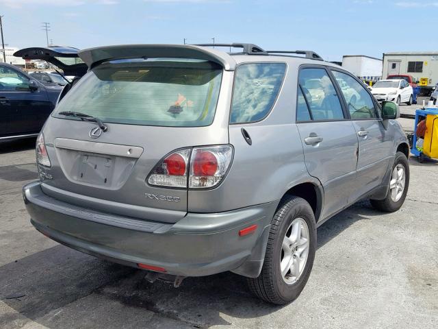 JTJGF10U820129836 - 2002 LEXUS RX 300 SILVER photo 4