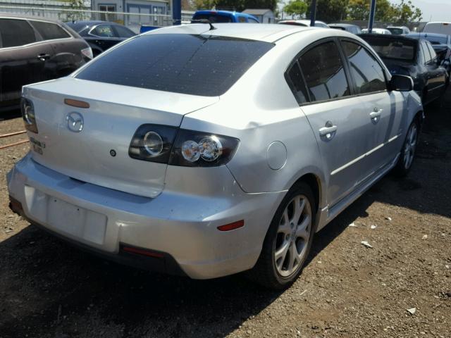 JM1BK323271700781 - 2007 MAZDA 3 S SILVER photo 4