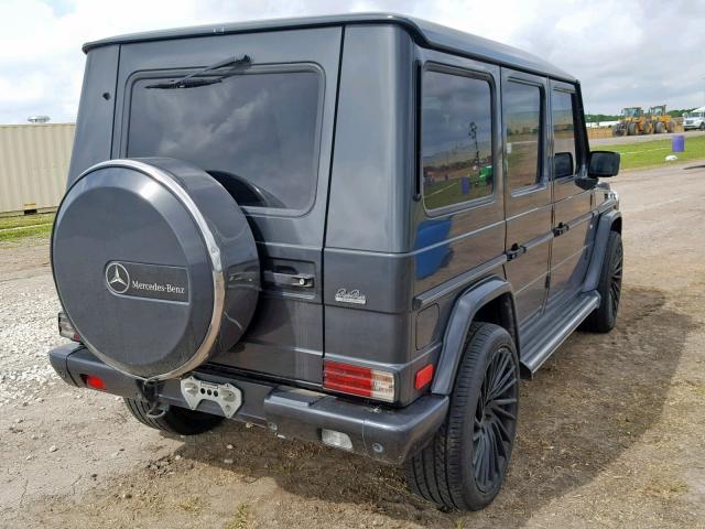 WDCYR49E04X143813 - 2004 MERCEDES-BENZ G 500 CHARCOAL photo 4