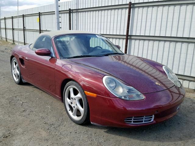 WP0CA2983YU625267 - 2000 PORSCHE BOXSTER MAROON photo 1