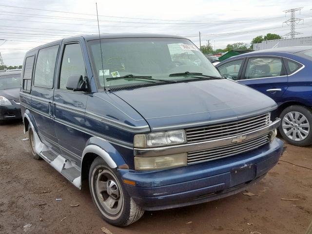 1GBDM19W0WB206374 - 1998 CHEVROLET ASTRO BLUE photo 1