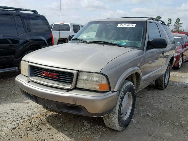 1GKCS18WX1K161648 - 2001 GMC JIMMY SILVER photo 2