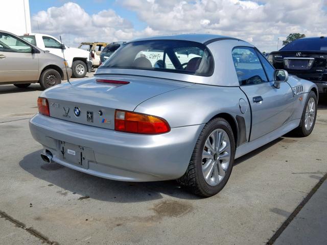 4USCH7329TLB68411 - 1996 BMW Z3 1.9 SILVER photo 4