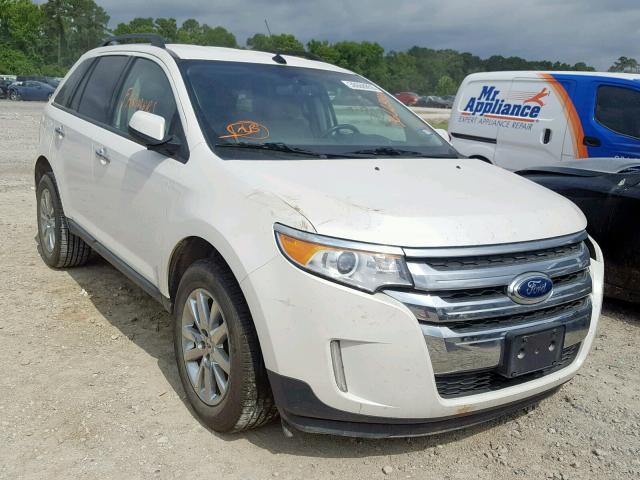 2FMDK3JC5BBB34764 - 2011 FORD EDGE SEL WHITE photo 1