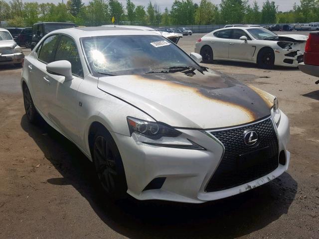 JTHCE1D22F5009034 - 2015 LEXUS IS 350 WHITE photo 1