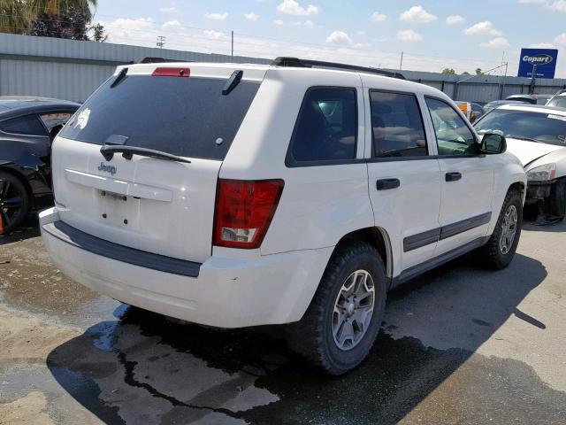 1J4HS48NX6C119065 - 2006 JEEP GRAND CHER WHITE photo 4