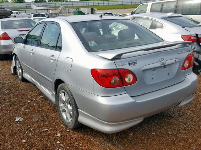 2T1BY32E66C550328 - 2006 TOYOTA COROLLA XR 银色 照片 3