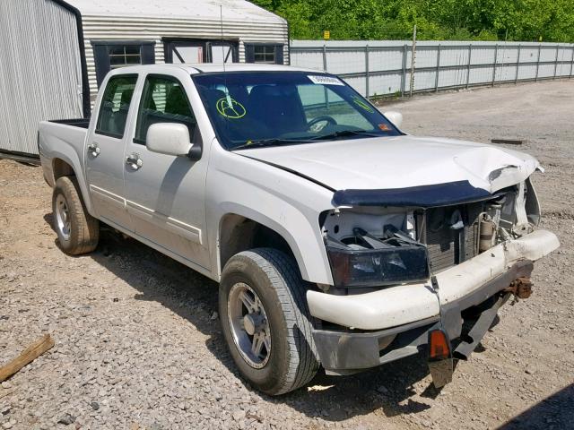 1GCHTCFE4B8122928 - 2011 CHEVROLET COLORADO L WHITE photo 1