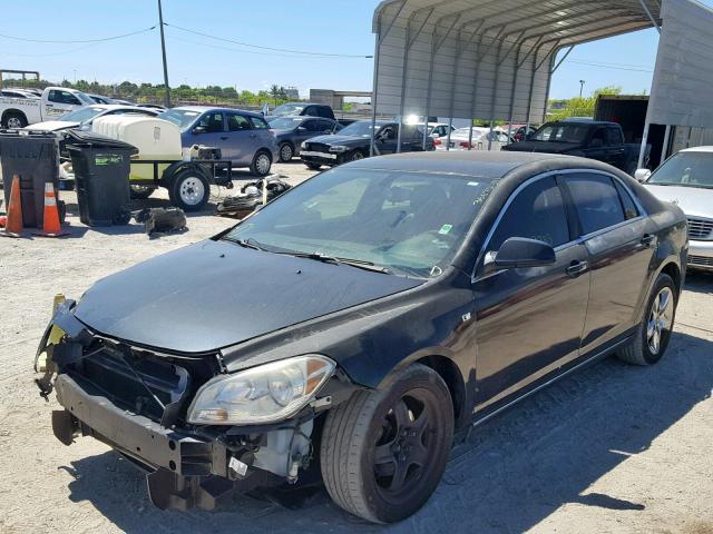 1G1ZH57B28F251771 - 2008 CHEVROLET MALIBU 1LT 黑色 照片 2