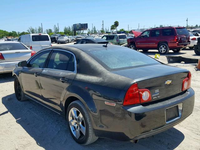 1G1ZH57B28F251771 - 2008 CHEVROLET MALIBU 1LT 黑色 照片 3