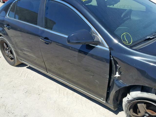 1G1ZH57B28F251771 - 2008 CHEVROLET MALIBU 1LT 黑色 照片 9