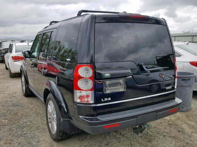 SALAK2D40BA560632 - 2011 LAND ROVER LR4 HSE LU BLACK photo 3