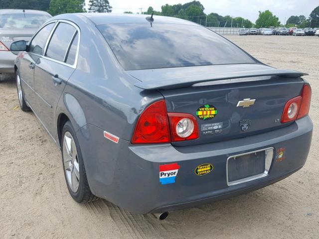 1G1ZH57B49F153794 - 2009 CHEVROLET MALIBU 1LT CHARCOAL photo 3
