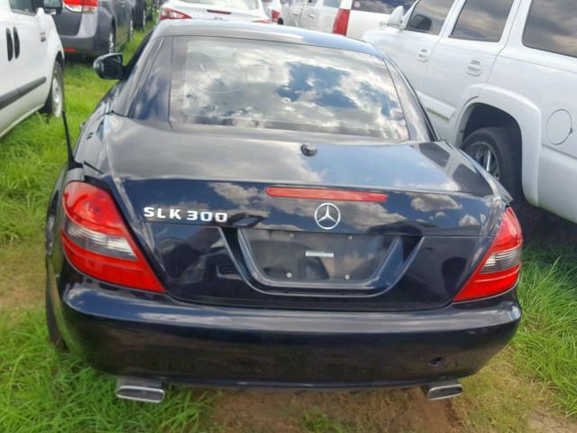 WDBWK54F09F210882 - 2009 MERCEDES-BENZ SLK 300 BLACK photo 6