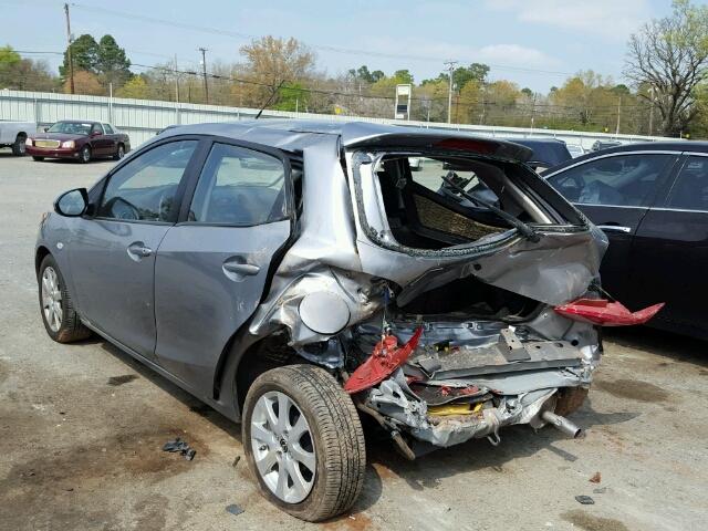 JM1DE1LY1E0180915 - 2014 MAZDA MAZDA2 TOU SILVER photo 3