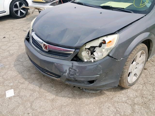 1G8ZS57N67F121181 - 2007 SATURN AURA XE GRAY photo 9