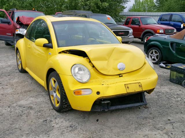 3VWCD21C42M458496 - 2002 VOLKSWAGEN NEW BEETLE Sarı foto 1