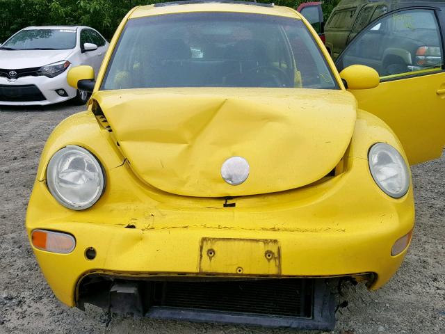 3VWCD21C42M458496 - 2002 VOLKSWAGEN NEW BEETLE Sarı foto 7