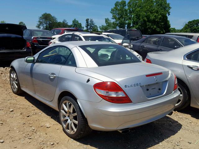 WDBWK56F15F075080 - 2005 MERCEDES-BENZ SLK 350 SILVER photo 3